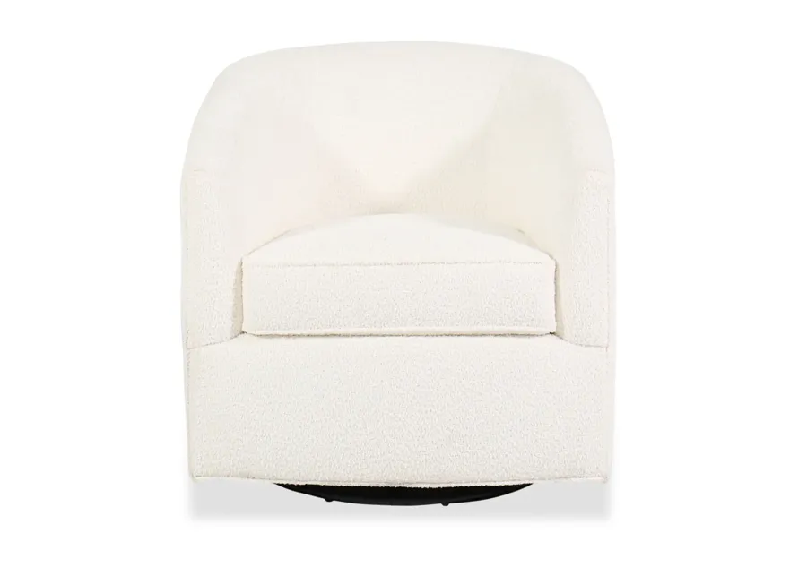 Krew Swivel Glider in Cream