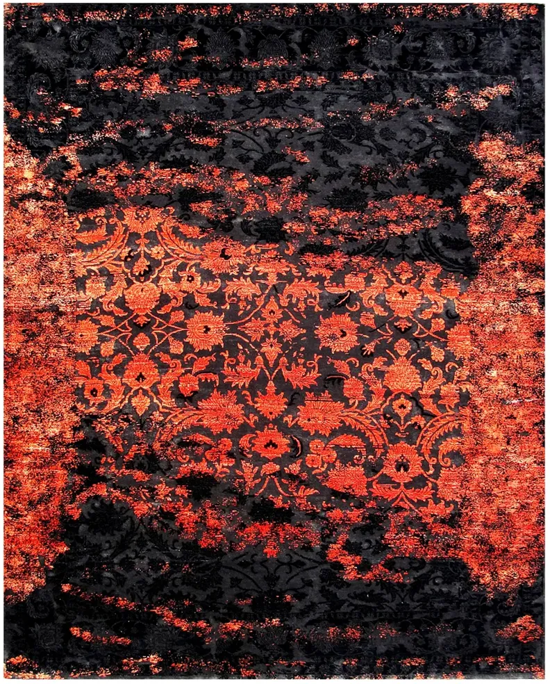 Infinity INF10569 Charcoal 8" x 10" Rug