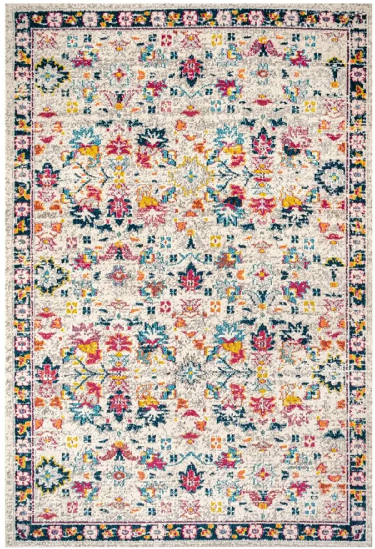 Alfombra Modern Persian Boho Floral Area Rug