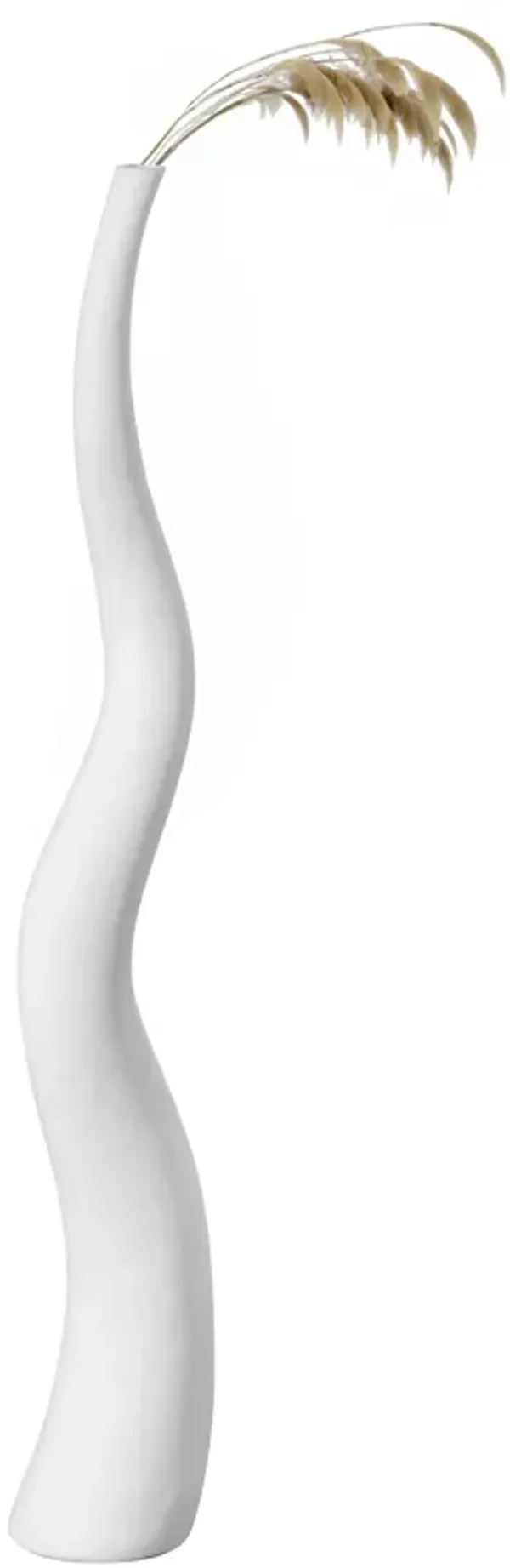 51" Tall Animal Horn Shape Floor Vase