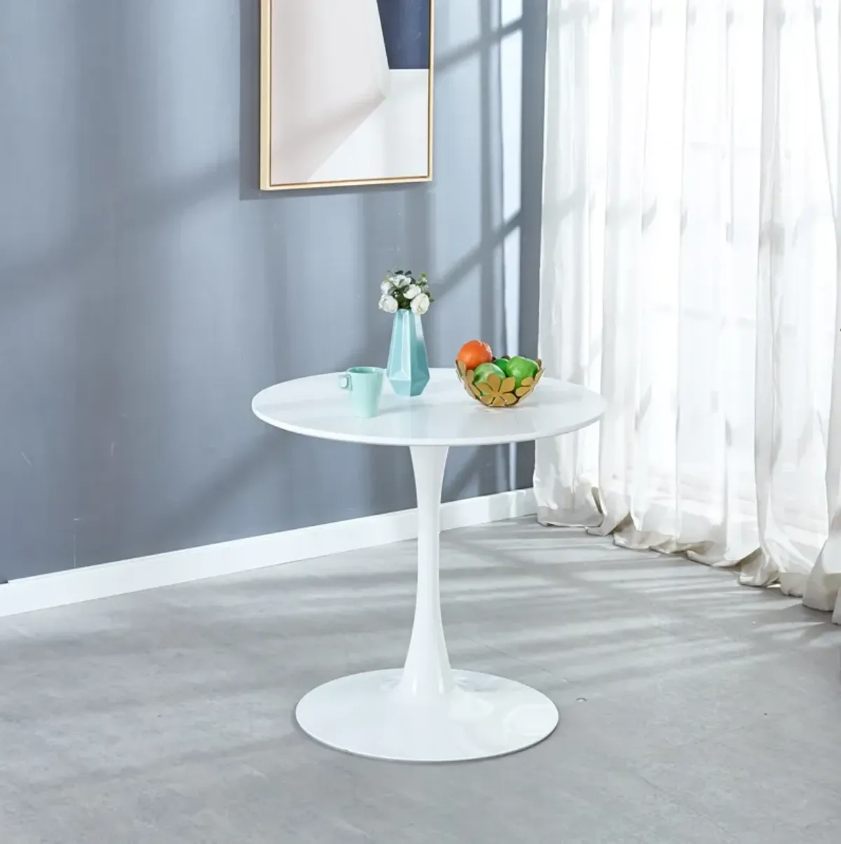 Streamdale Tulip Dining Table (2-4 People) with Round MDF Top