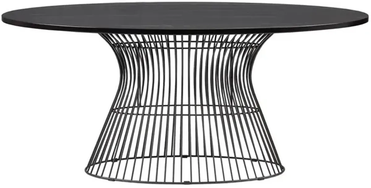 Belen Kox Black Oval Dining Table, Belen Kox