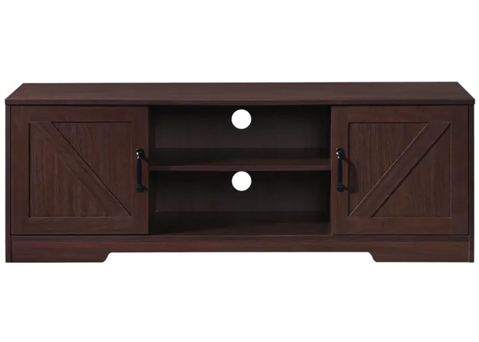 59 in. Wood TV Stand with 2 Storage Cabinets Fits TV's up to 59 in.