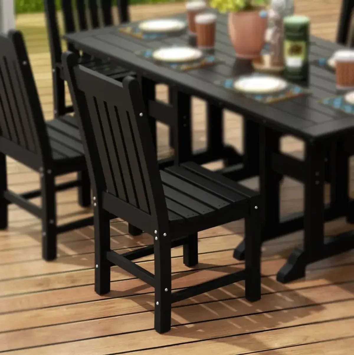 WestinTrends Outdoor Patio Dining Chair