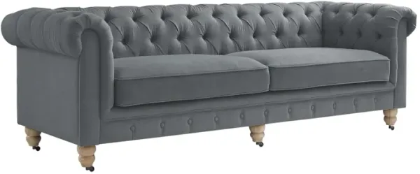 Rustic Manor Bayleigh Linen Chesterfield Sofa