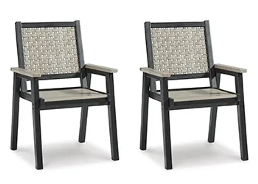 Mount Valley Arm Chair (Set of 2)