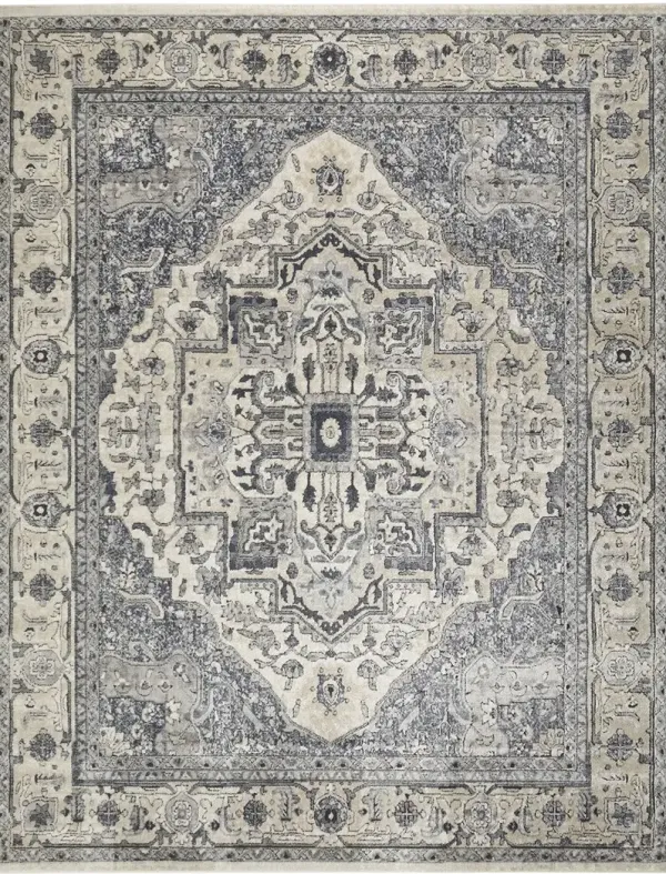Quarry QUA18 Ivory/Navy 7'10" x 9'10" Rug