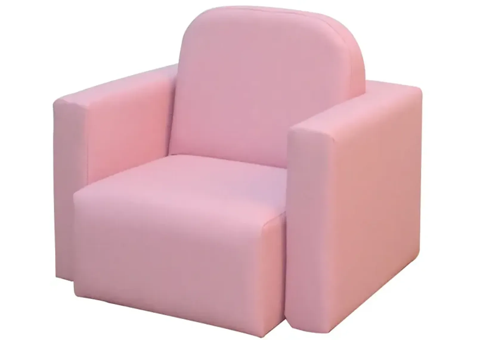 Pink Versatile Tot Seat: 2-in-1 Convertible Kids Sofa & Table