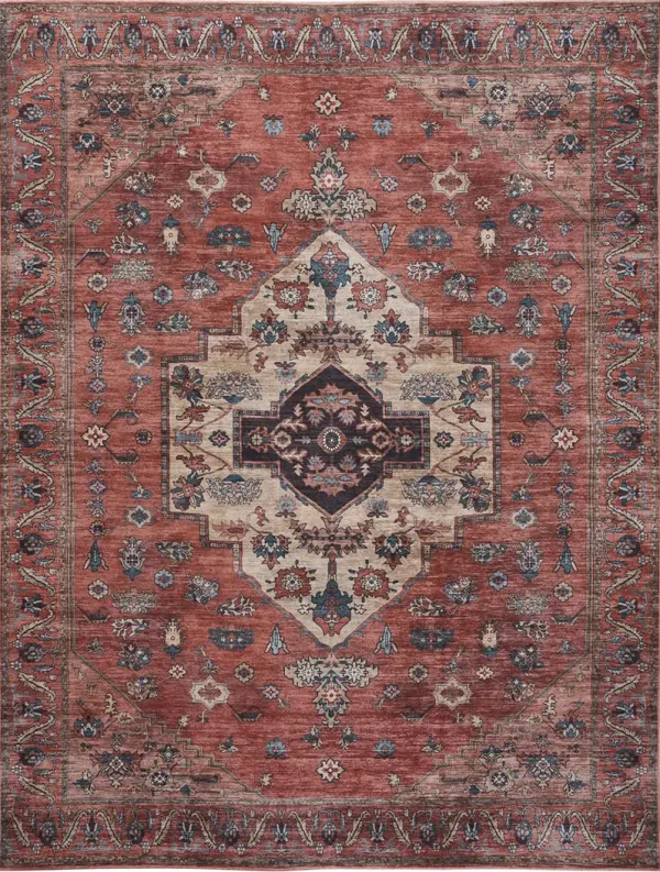 Grand Washables GRW03 Rust/Multicolor 7'10" x 9'10" Rug