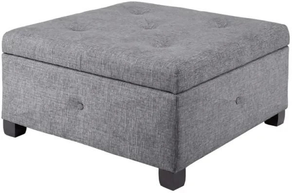 Streamdale Aspen Button Tufted Storage Ottoman