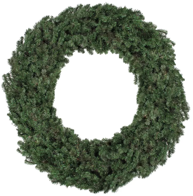 Canadian Pine Artificial Christmas Wreath  60-Inch  Unlit