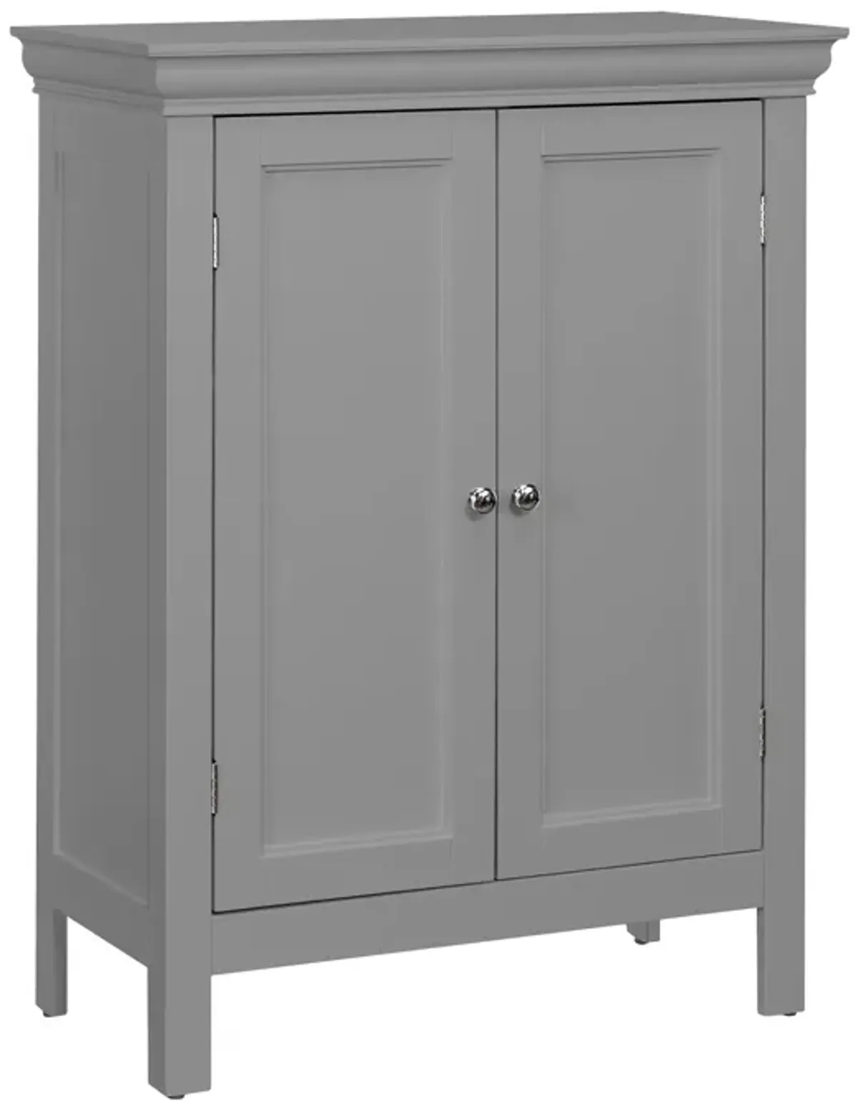 Teamson Home Stratford Contemporary Wooden Floor Storage Cabinet, Gray