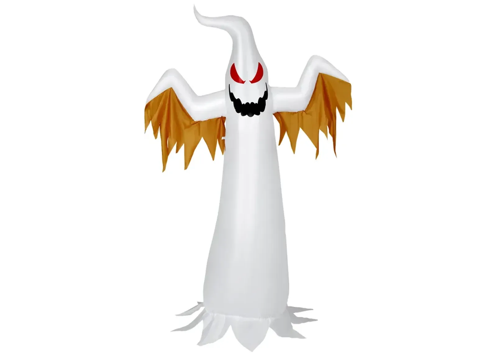 8 Feet Halloween Inflatable Ghost with Rotatable Flame LED Lights