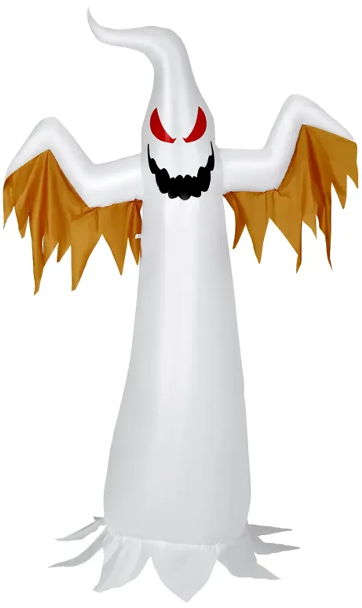 8 Feet Halloween Inflatable Ghost with Rotatable Flame LED Lights