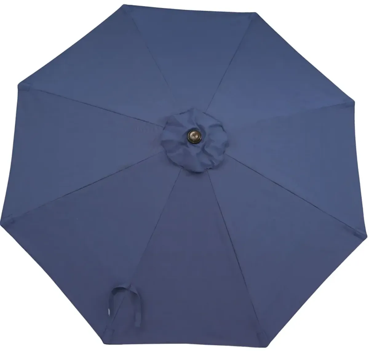 Sunnydaze 9 ft Aluminum Patio Umbrella with Tilt and Crank - Navy Blue