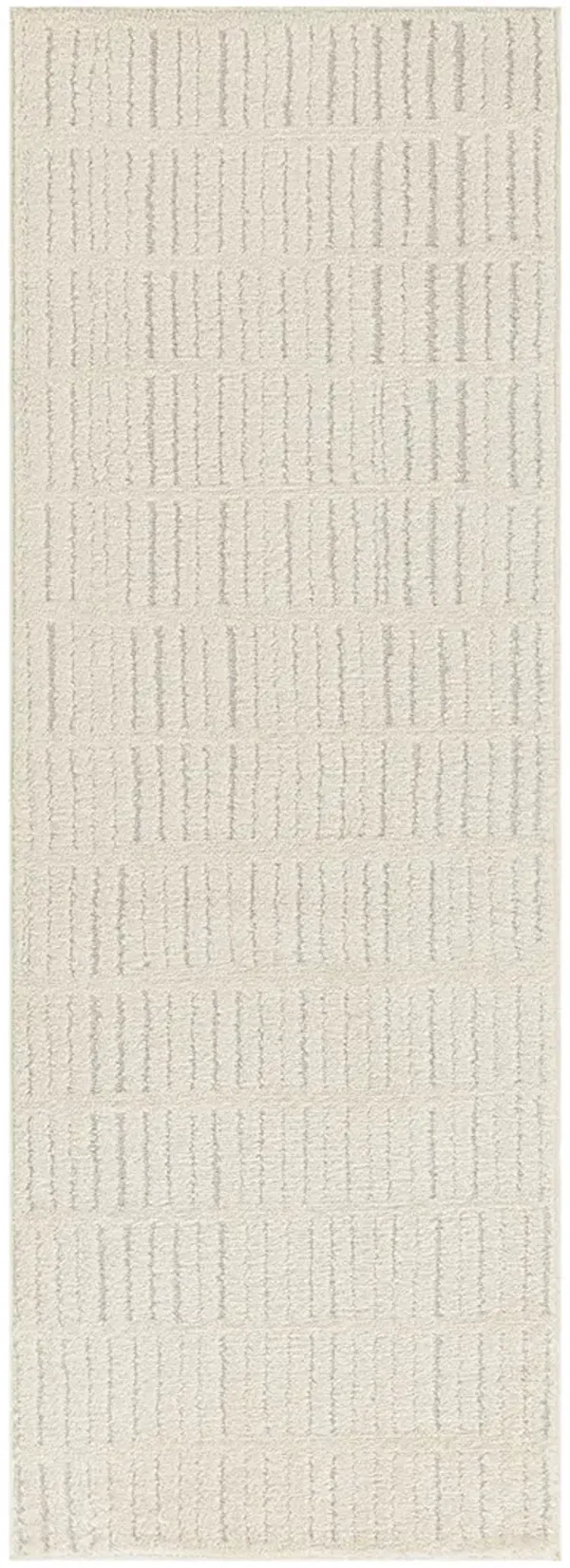 Modern Comfort MNC03 Ivory/Gray 2'2" x 6' Rug