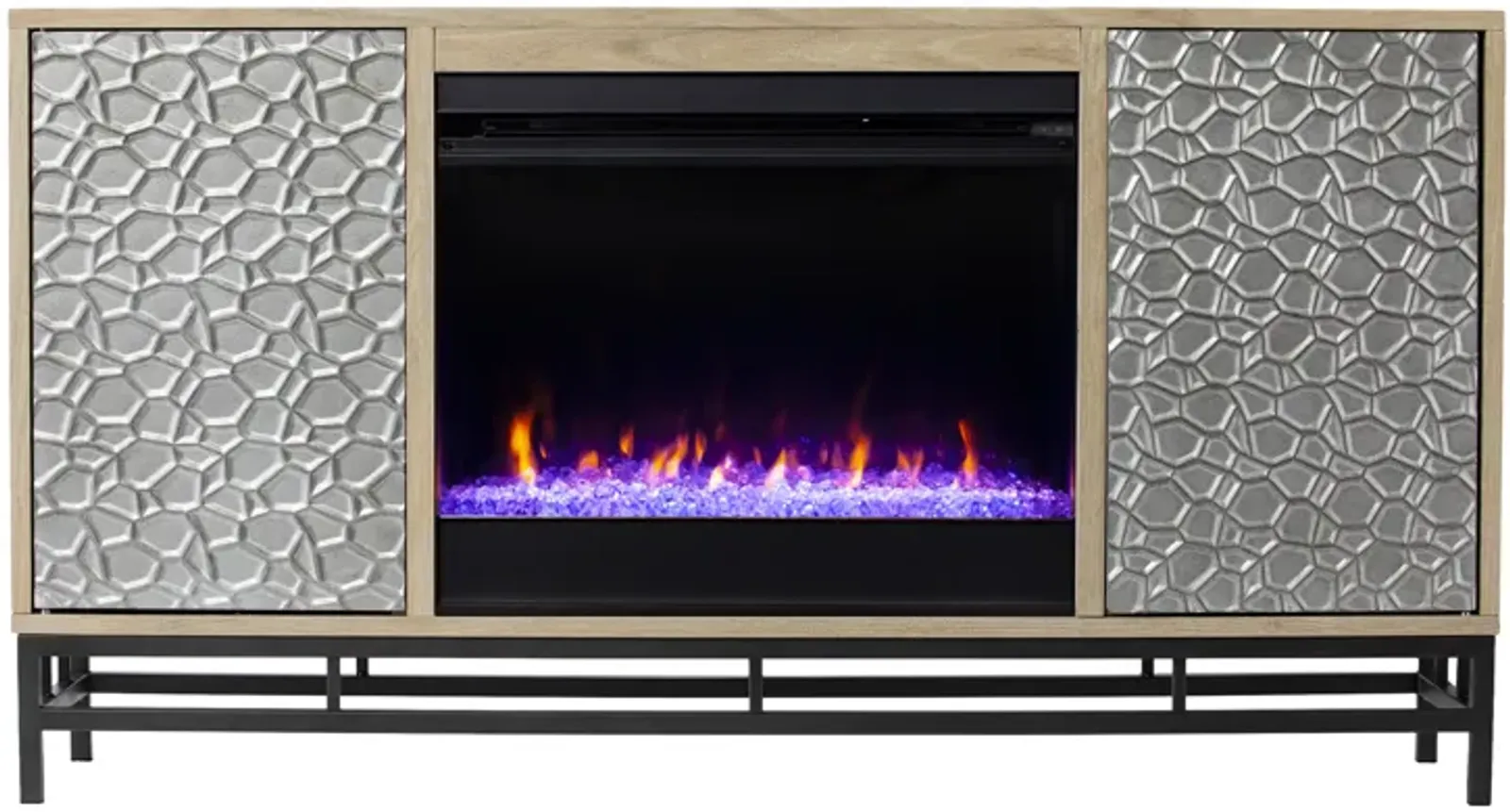 Luciana Color Changing Fireplace Console