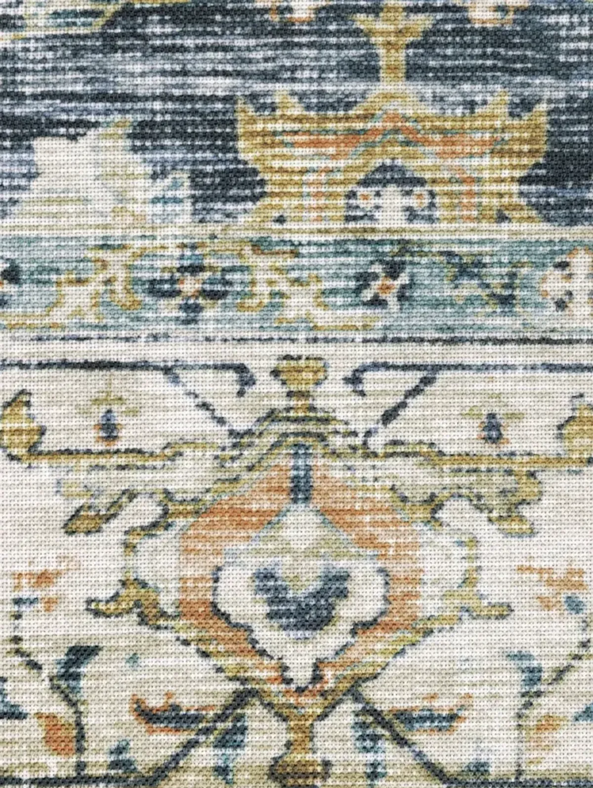 Charleston 3'6" x 5'6" Blue Rug