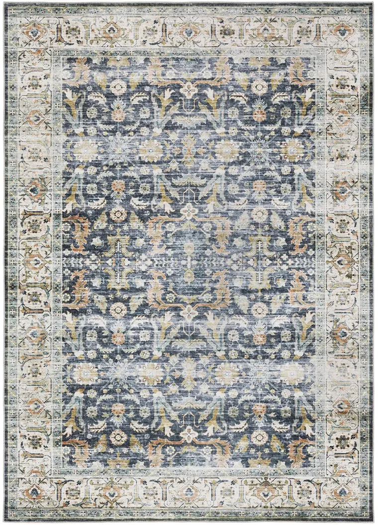 Charleston 3'6" x 5'6" Blue Rug