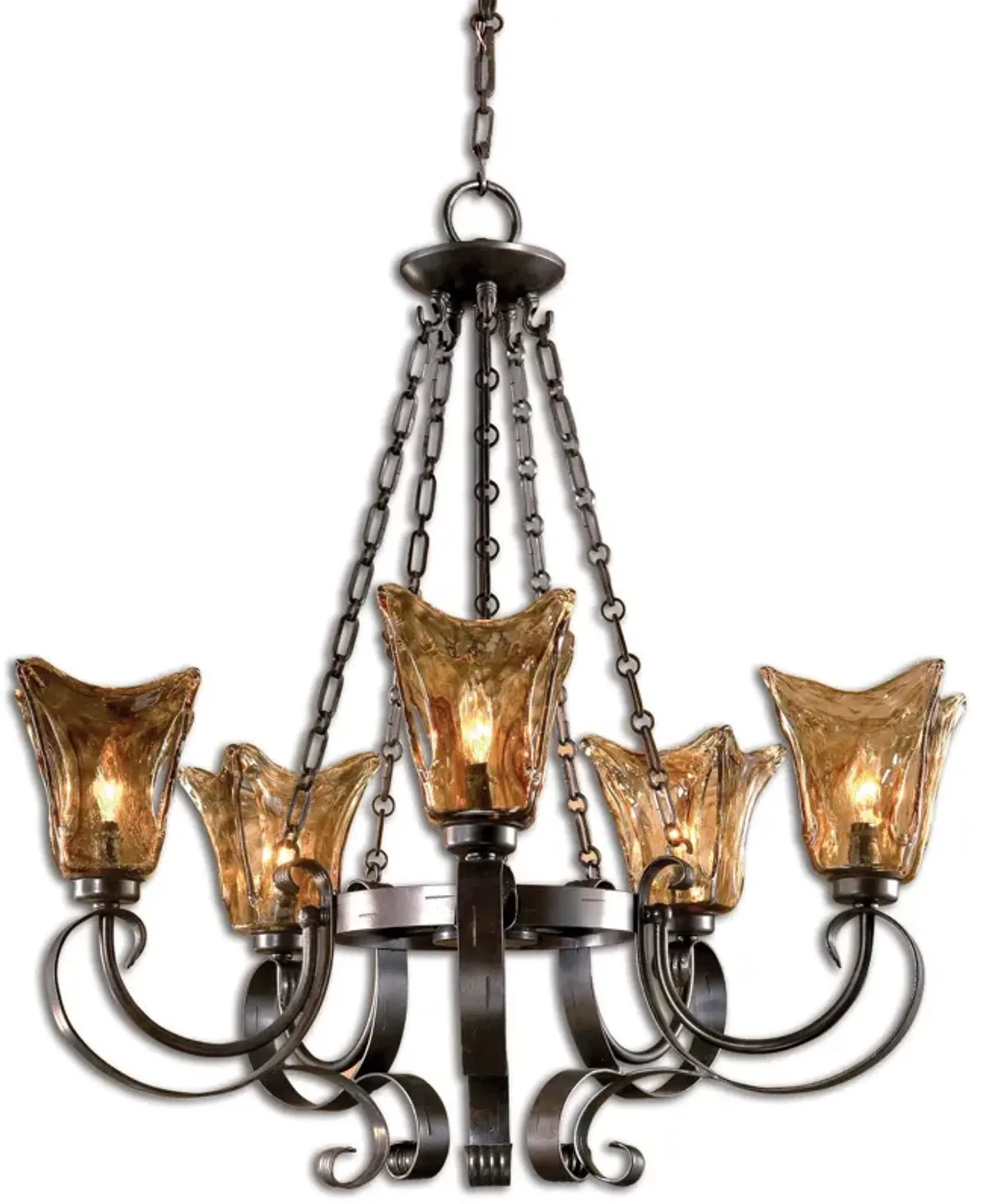 Uttermost Vetraio 5lt Oil Rubbed Bronze Chandelier