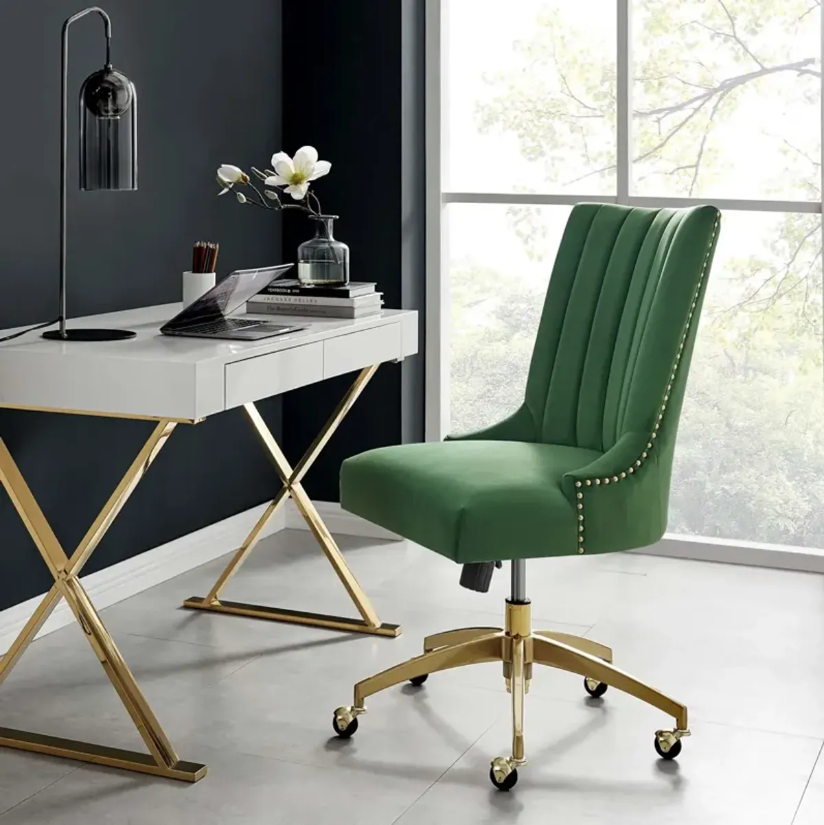 Modway Furniture - Empower Channel Tufted Performance Velvet Office Chair