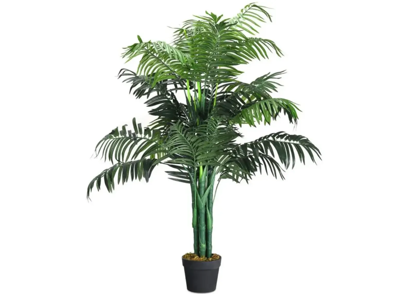 Hivvago 3.5 Feet Artificial Areca Palm Decorative Silk Tree with Basket