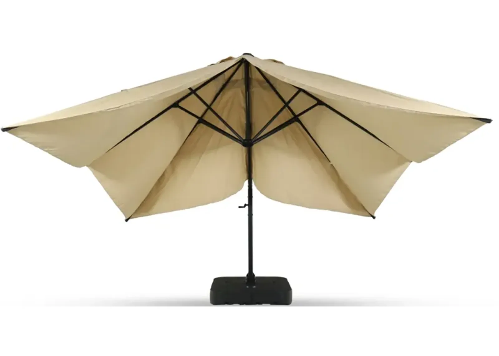 Beige 10x13 Patio Umbrella & Base