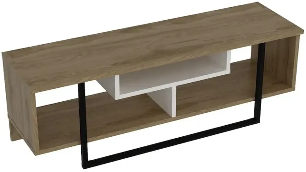 Decorotika Asal 47'' Tv Stand - Oud Oak & White