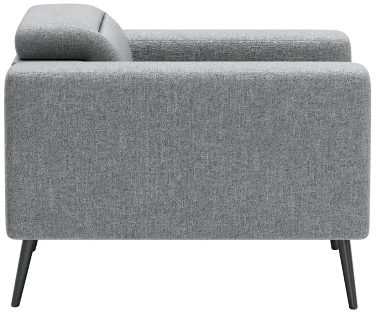 Milan Armchair Dark Gray