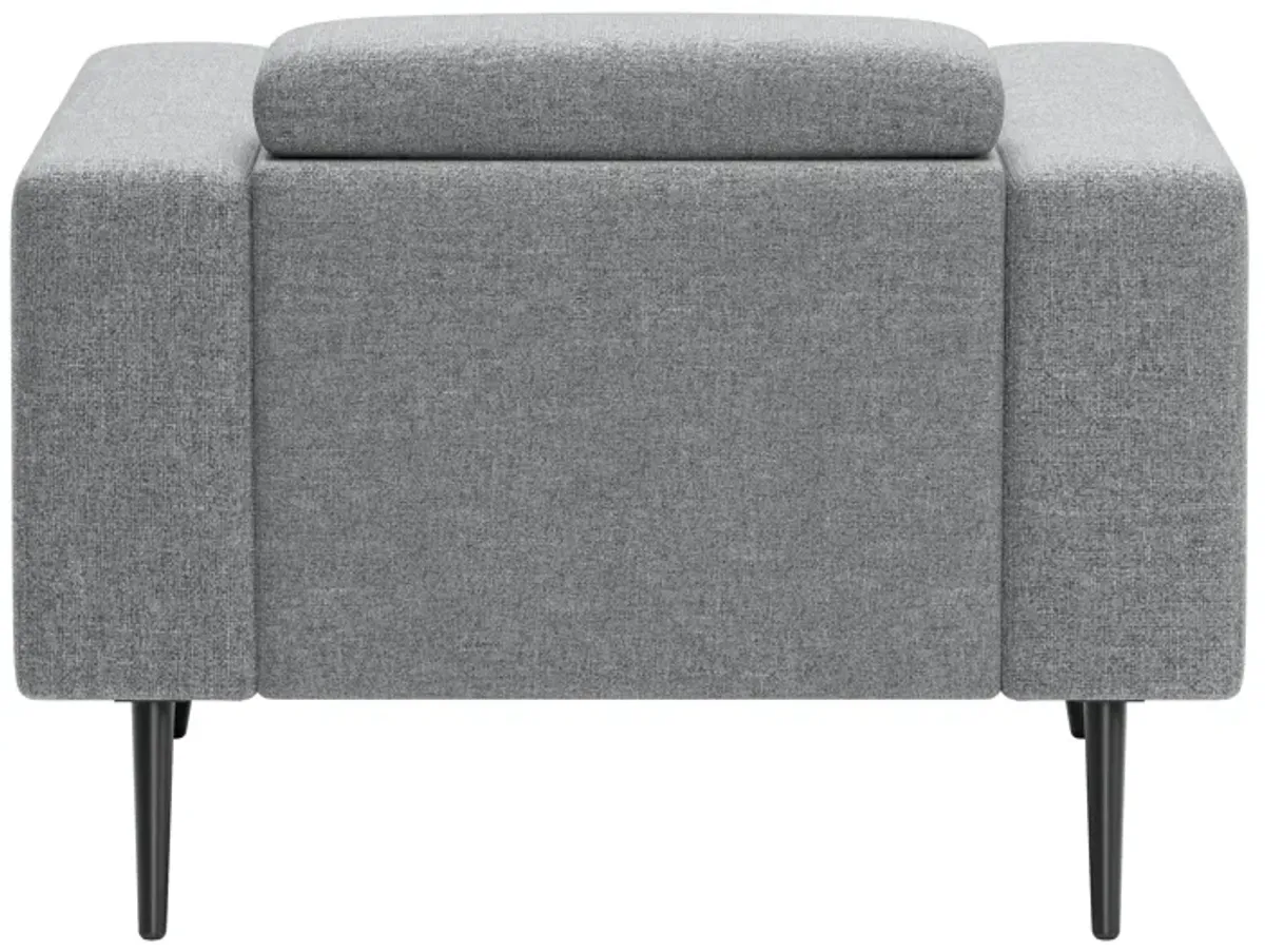 Milan Armchair Dark Gray