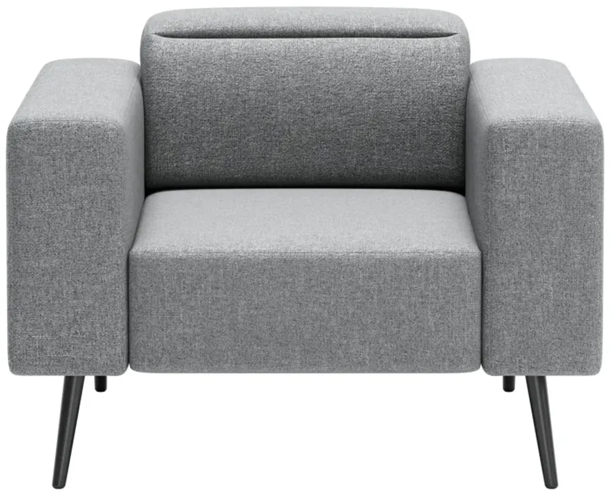 Milan Armchair Dark Gray