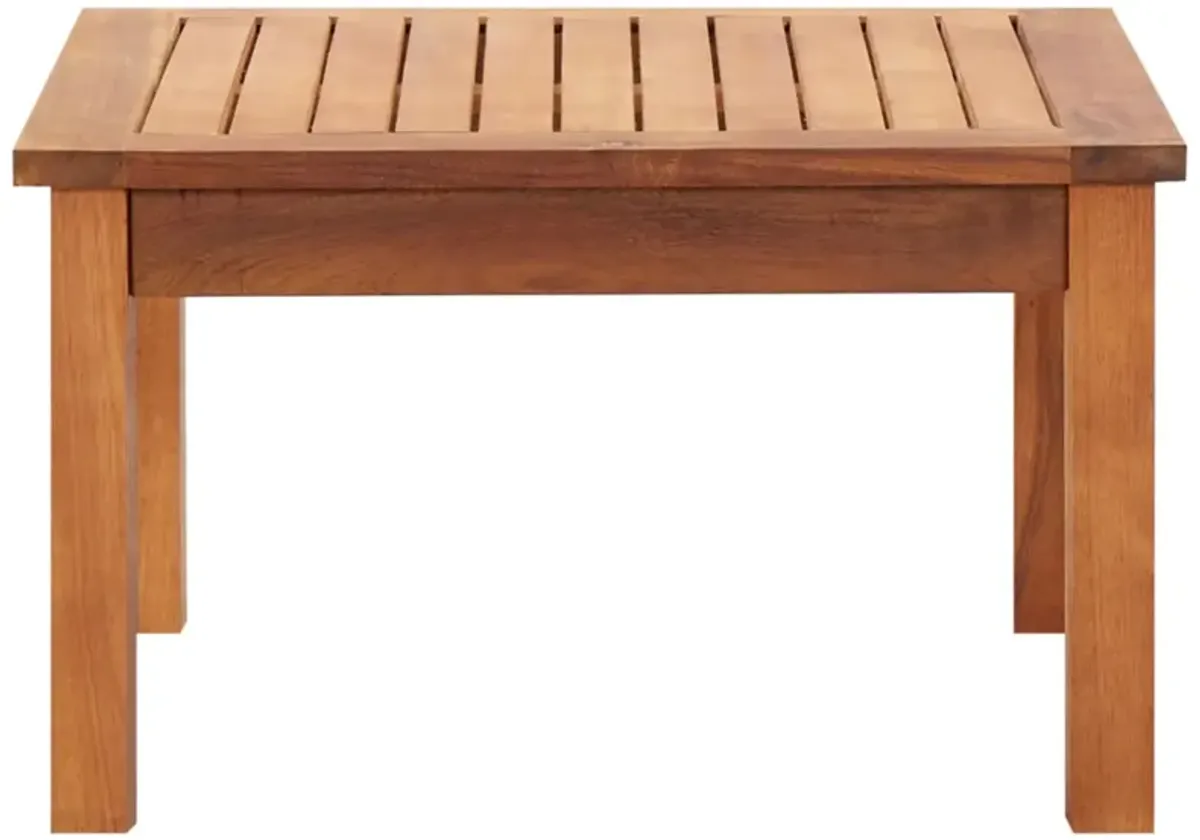 vidaXL Garden Coffee Table 23.6"x23.6"x14.2" Solid Acacia Wood