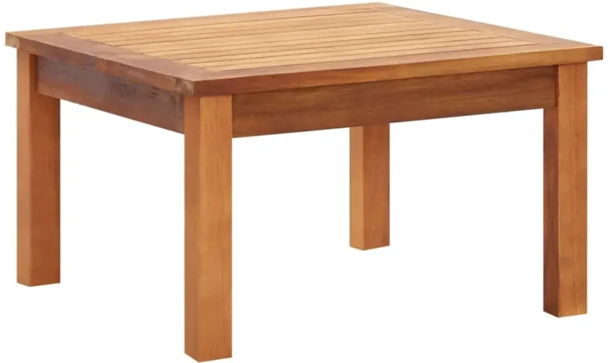 vidaXL Garden Coffee Table 23.6"x23.6"x14.2" Solid Acacia Wood