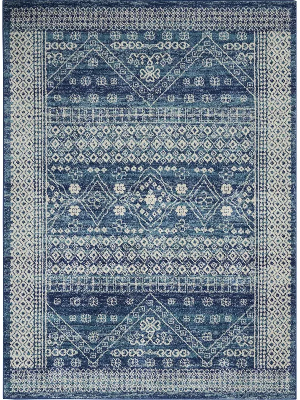 Passion PSN27 Navy/Blue 3'9" x 5'9" Rug