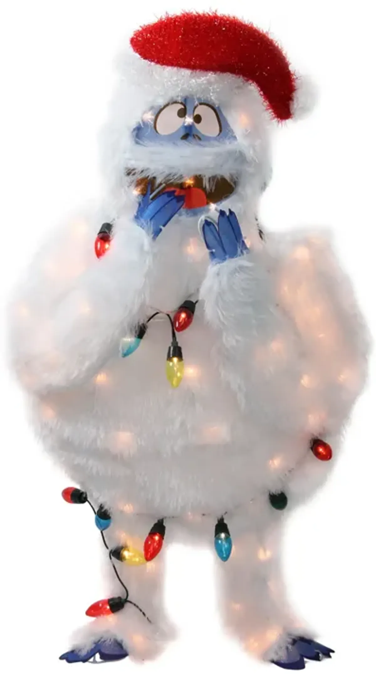 49" Pre-Lit Bumble Christmas Outdoor Decoration - Multi Lights