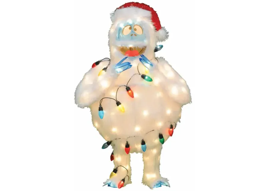 49" Pre-Lit Bumble Christmas Outdoor Decoration - Multi Lights