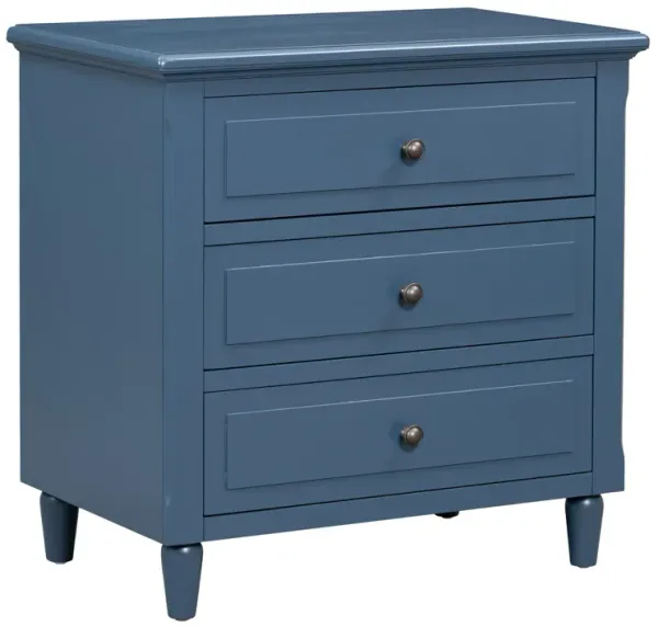 Streamdale 3-Drawer Nightstand Storage Wood Cabinet