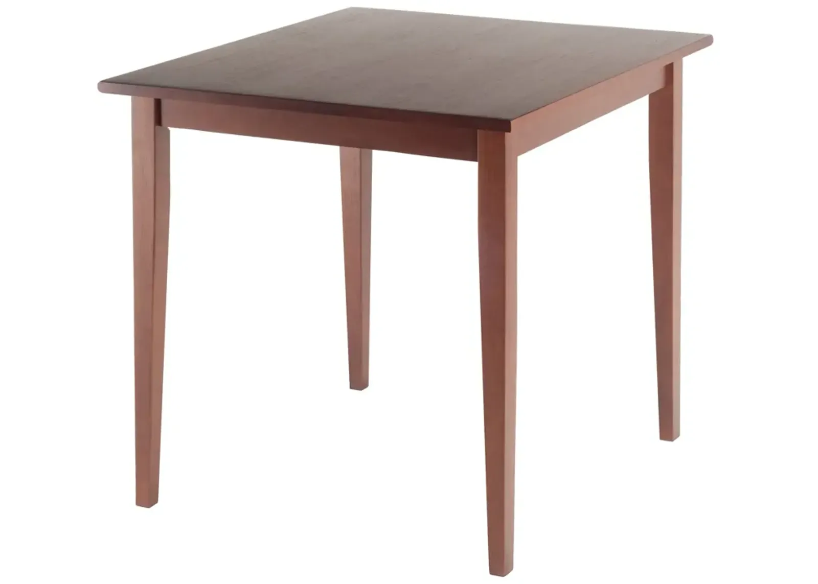 Casafoyer "Timeless Shaker Style Dining Table - Solid Wood, Walnut Finish, Compact & Versatile