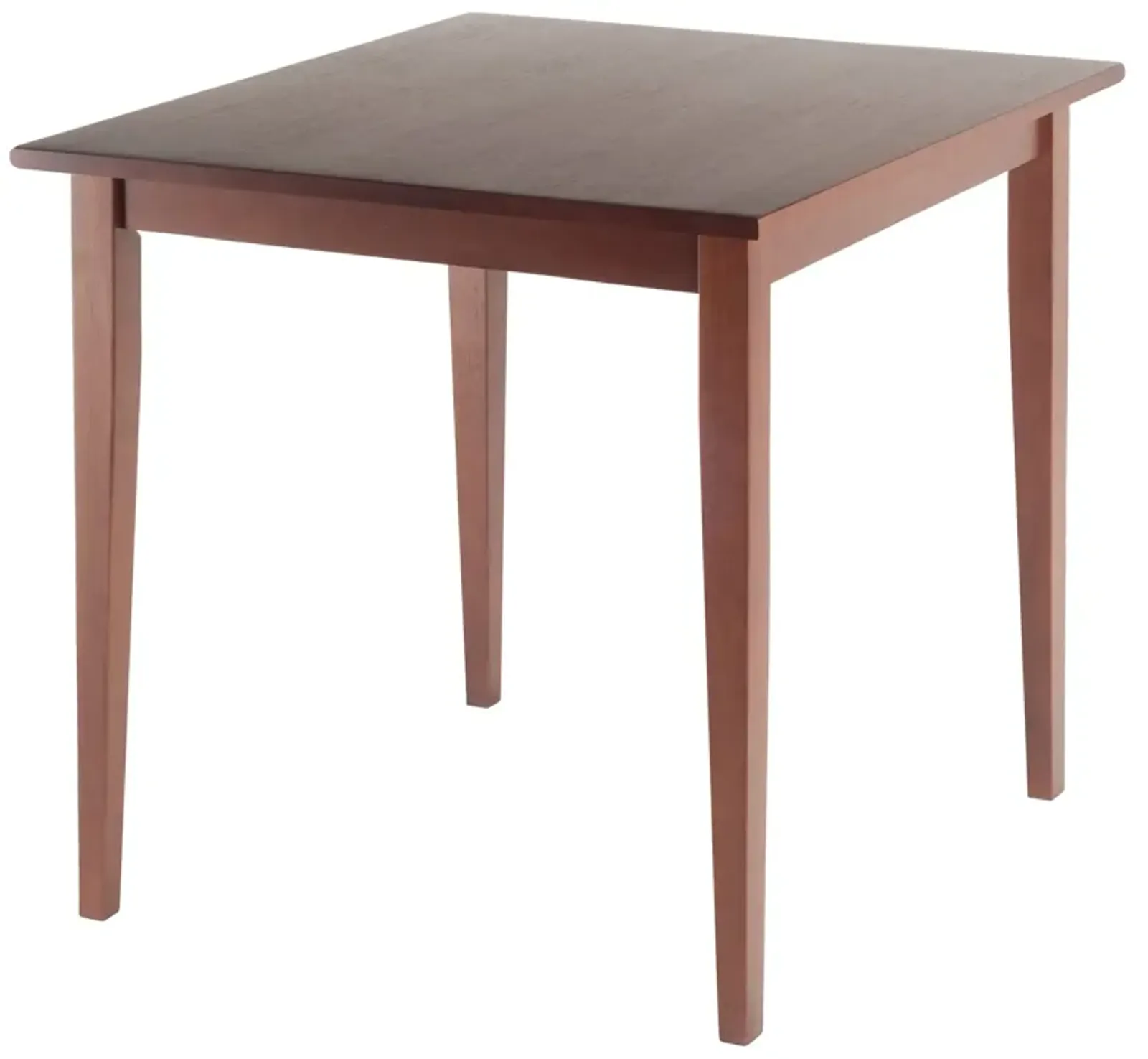 Casafoyer "Timeless Shaker Style Dining Table - Solid Wood, Walnut Finish, Compact & Versatile