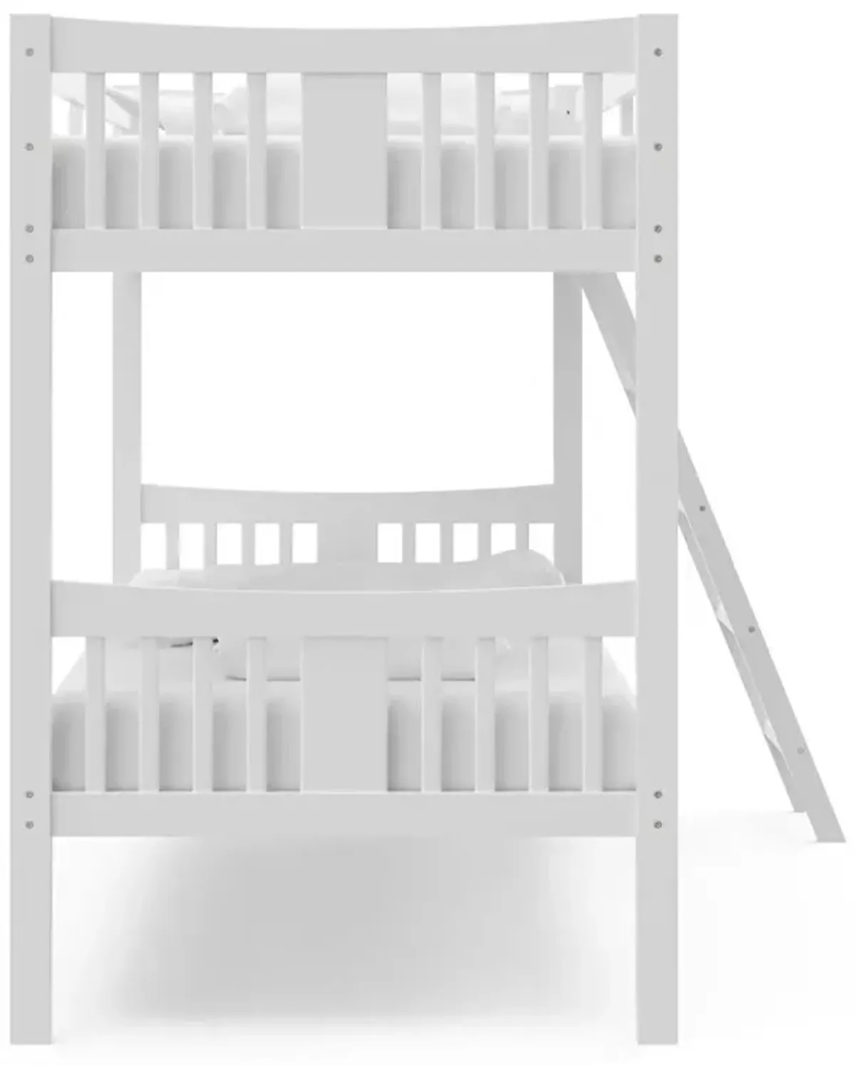 Storkcraft Caribou Twin-over-Twin Bunk Bed (White)