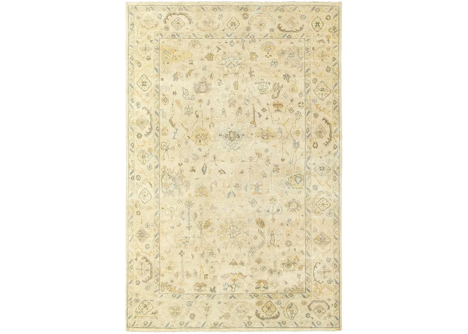 Palace 9' x 12' Beige Rug