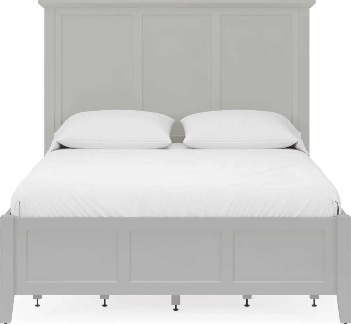 Grace Four Drawer Full-size Platform Storage Bed in Elephant Grey