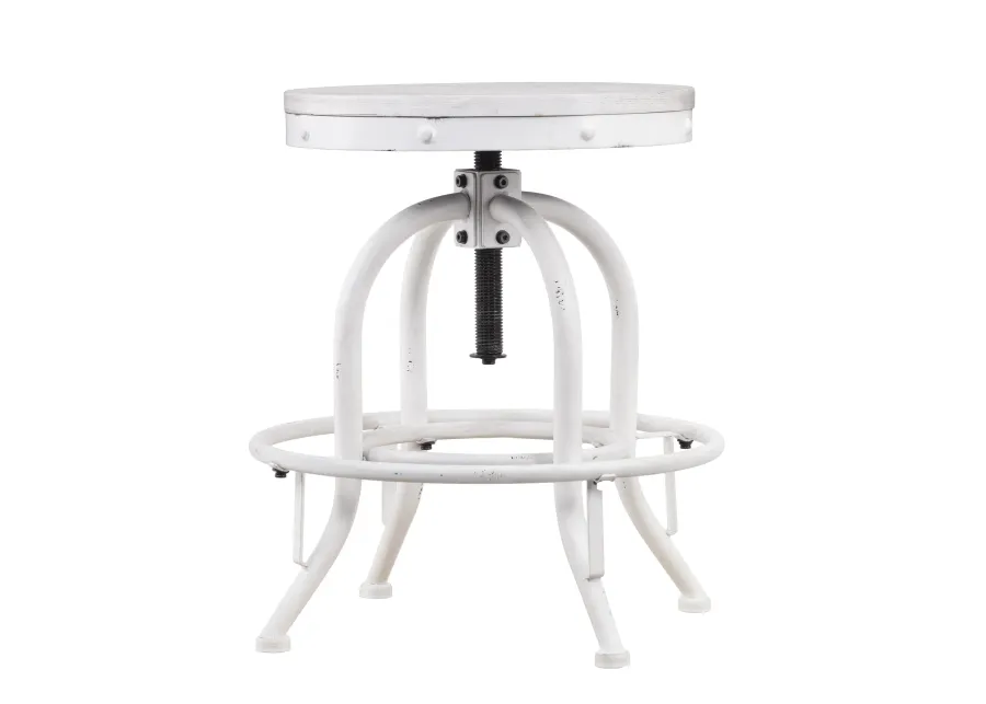 Industrial Adjustable Height Swiveling Stool