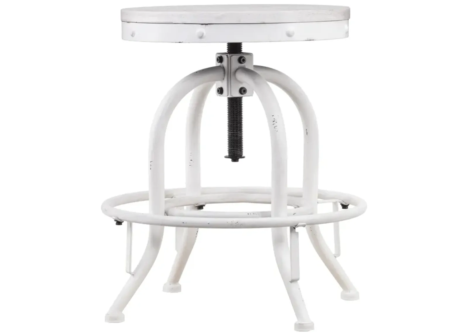 Industrial Adjustable Height Swiveling Stool