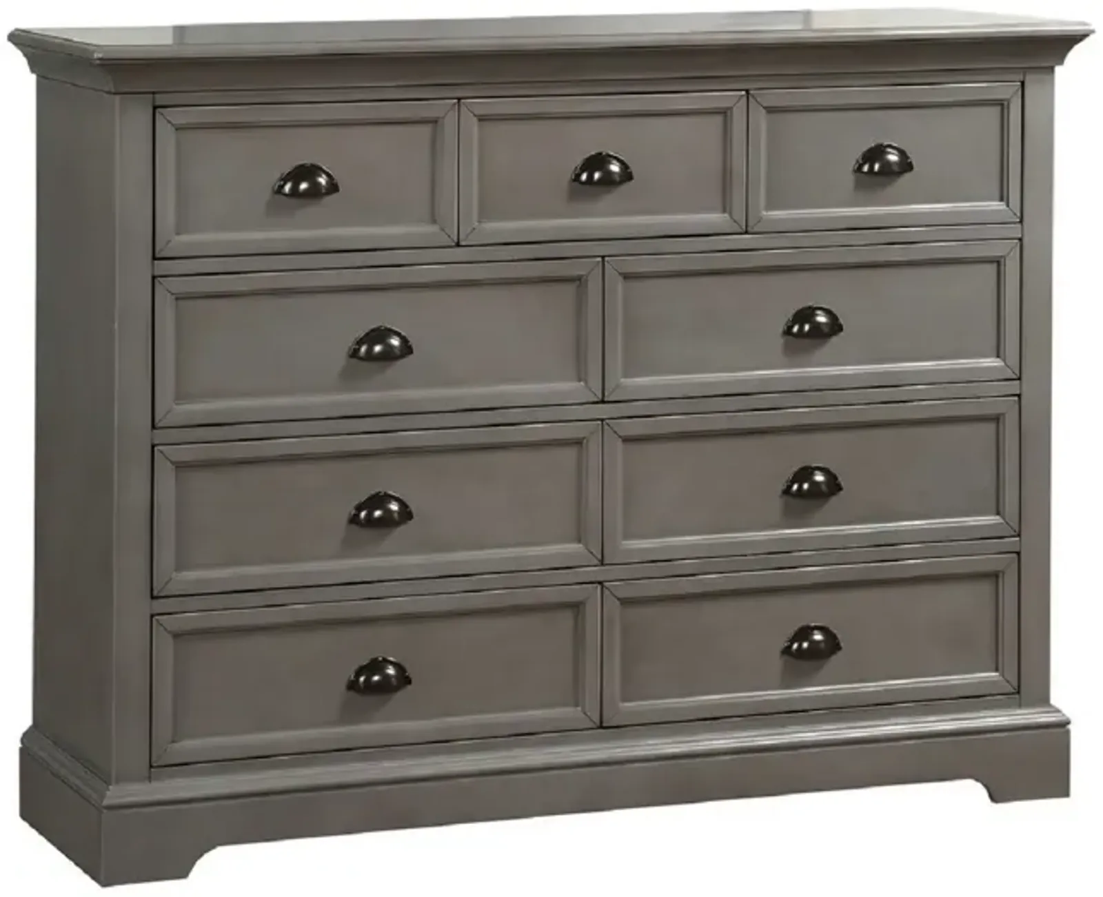 Tamarack 9-Drawer Dresser in Gray