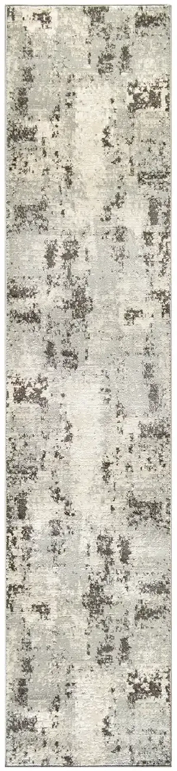 Serenity Home SRH06 Ivory/Gray 2'2" x 7'6" Rug