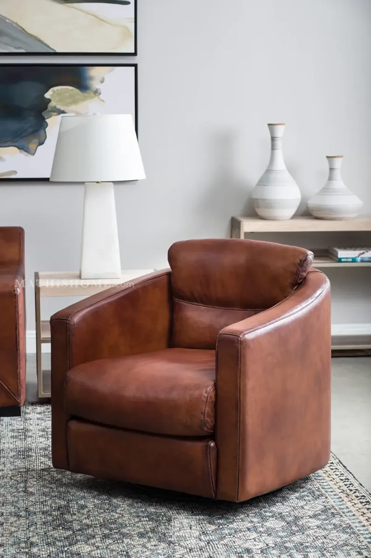 Gran Prix Swivel Glider Chair