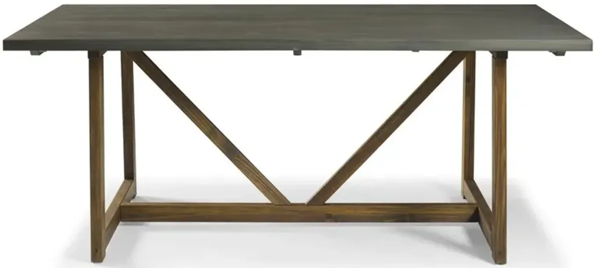 Belen Kox Rustic Trestle Dining Table - Becky and Bobby Collection, Belen Kox