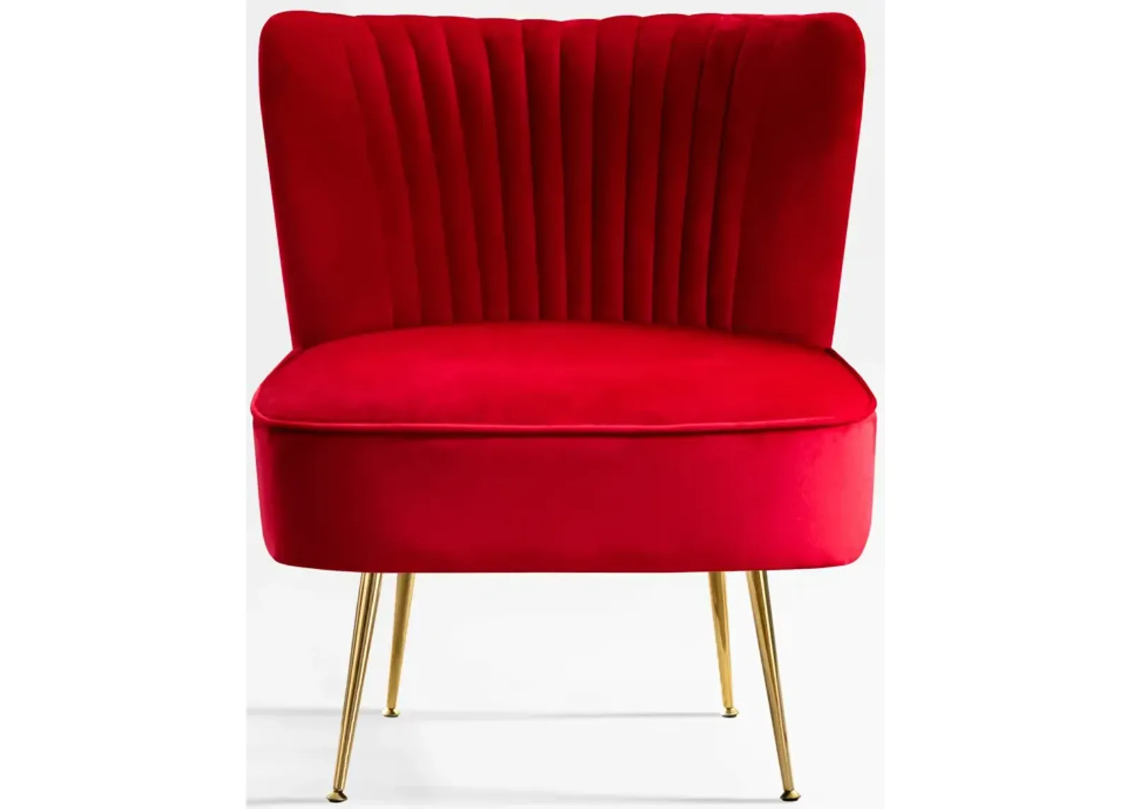 WestinTrends 25" Wide Tufted Velvet Accent Chair