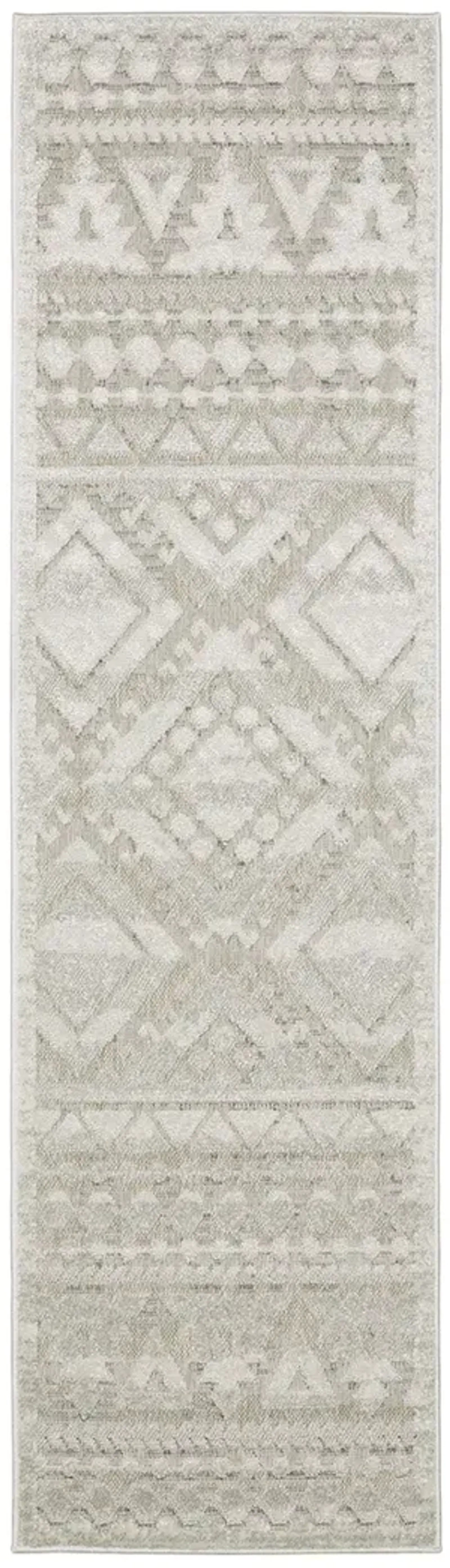 Tangier 2'3" x 7'6" Beige Rug